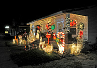 Residents take pride in decking out their homes and yards with festive ??? and often elaborate ??? displays