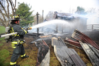 Breeze helps fire spread to barn