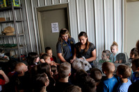 Sharing their knowledge - FFA students host petting zoo for kids