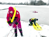 Colder weather can bring danger with ice-covered ponds