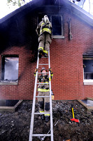 Fire destroys home
