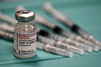 Moderna Covid-19 Vaccine vial