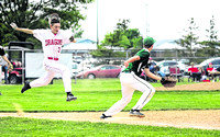 Arabians split double header with New Palestine, Dragons earn HHC crown