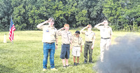 Scouts pay tribute to Old Glory