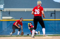 Down and nearly out, Dragons launch softball comeback