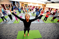 Fortville Elementary students become youthful yogis