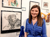 Seniors win awards at student art show
