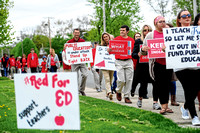 Greenfield teachers march for better pay, school funding