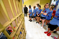 Teen Police Academy visits jail for a sobering look at life inside