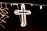 Christmas light display has sacred focus