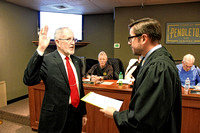 Town swears in five; changes law firms