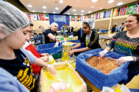 PACKING PROVISIONS: Mt. Vernon students volunteer to fight food insecurity