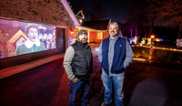 ELECTRICITY IN THE AIR: New Pal neighbors' light display is inspired by a longtime master of the art