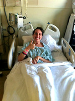 Andrea back in Indiana; recovering from surgery