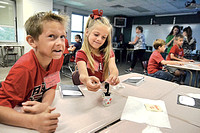 Camp challenges, focuses minds of young learners