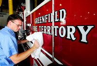 City christens new fire truck with a time-honored ritual
