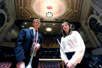Student musicians join in professional concert