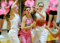 Cougars' pressure too much for NP girls